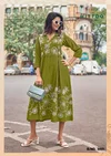 Angoori By Mittoo Rayon Thread Work Designer Kurtis Wholesale Price In Surat